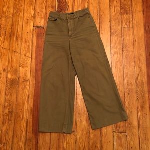 J Crew Wide Leg Crop Pants